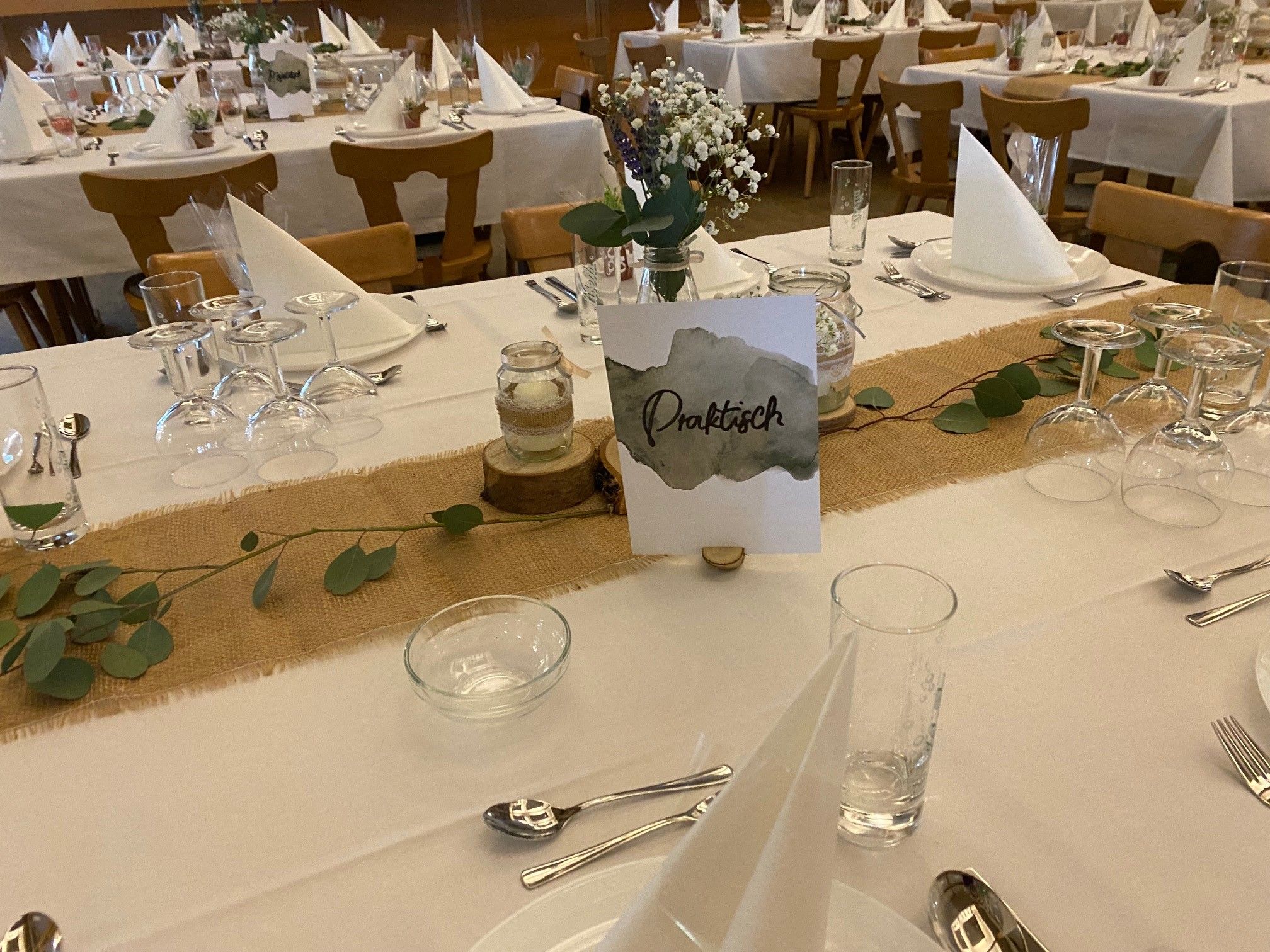 Hochzeitstafel im Heftersaal